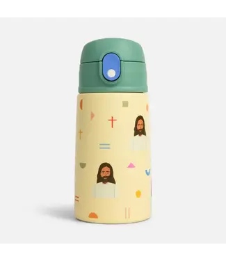 Be A Heart Jesus Water Bottle – 13.5oz Stainless Steel | 不鏽鋼水瓶 – 13.5盎司