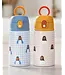 Pink Gingham Jesus Water Bottle – 13.5oz Stainless Steel | 不鏽鋼水瓶 – 13.5盎司