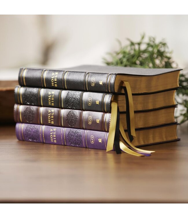 KJV Holy Bible, Center-Column Reference Bible, 73,000+ Cross References, Red Letter, Comfort Print: King James Version