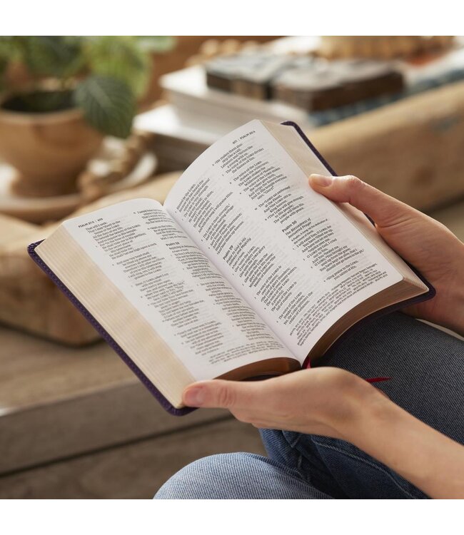 NKJV Compact Paragraph-Style Bible w/ 43,000 Cross References, Red Letter, Comfort Print, Leathersoft Black