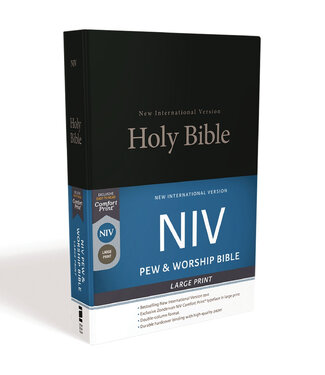 Zondervan NIV, Church Bible (Pew Bible), Large Print, Hardcover, Comfort Print