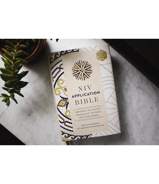 NIV Application Bible, Red Letter, Comfort Print, Hardcover