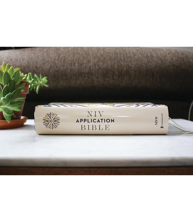 NIV Application Bible, Red Letter, Comfort Print, Hardcover