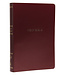 NKJV, Reference Bible, Center-Column Giant Print, Red Letter Edition, Comfort Print, Leatherflex Burgundy
