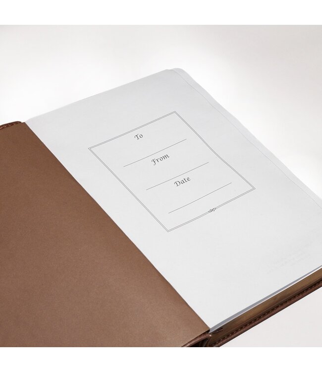I Know the Plans Tawny-brown Faux Leather Classic Journal - Jeremiah 29:1 | 仿皮筆記本
