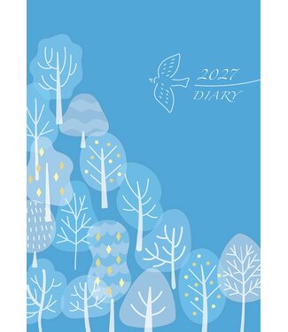 台灣校園書房 Campus Books 2027校園週曆【經典版】白羽夢境 25K橫式週誌卡紙精裝