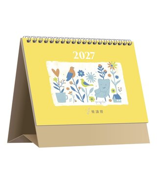 台灣校園書房 Campus Books 2027校園週曆【樂讀曆】A5雙線圈桌曆