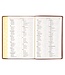 Antiqued Brown Faux Leather Large Print Thinline King James Version Bible with Thumb Index