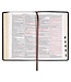Black Framed Faux Leather King James Version Deluxe Gift Bible with Thumb Index