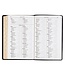 Black Framed Faux Leather King James Version Deluxe Gift Bible with Thumb Index