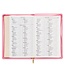 Blossom Pink Faux Leather King James Version Deluxe Gift Bible with Thumb Index and Zippered Closure