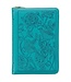 Teal Faux Leather Compact King James Version Bible with Zipper Closure