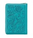 Teal Faux Leather Compact King James Version Bible with Zipper Closure