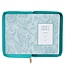 Teal Faux Leather Compact King James Version Bible with Zipper Closure