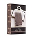 Floral Dusty Taupe Faux Leather Large Print Compact King James Version Bible
