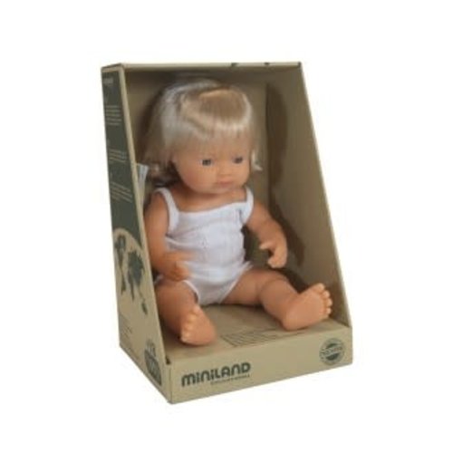 Miniland Caucasian Girl 38cm Miniland Caucasian Girl 38cm