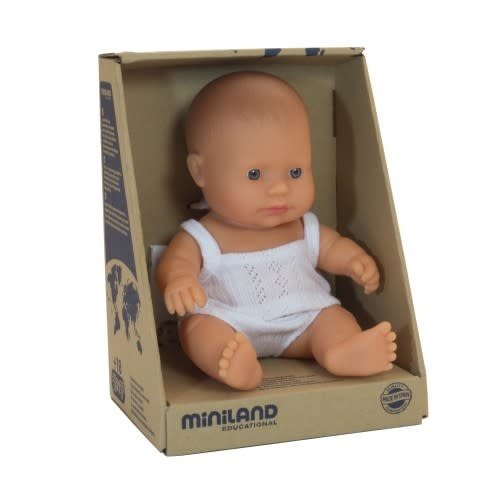 Miniland Miniland Caucasian Girl 21cm Miniland Miniland Caucasian Girl 21cm