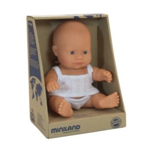 Miniland Miniland Caucasian Boy 21cm Miniland Miniland Caucasian Boy 21cm