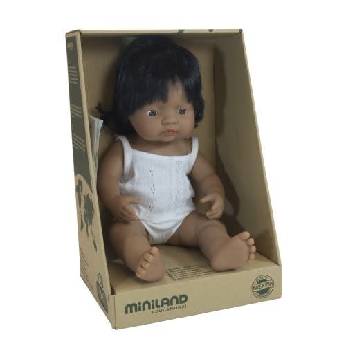 Miniland Miniland Latin American Girl 38cm Miniland Miniland Latin American Girl 38cm