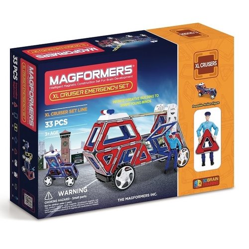 Magformers XL Cruisers Emergency 33pc Magformers XL Cruisers Emergency 33pc