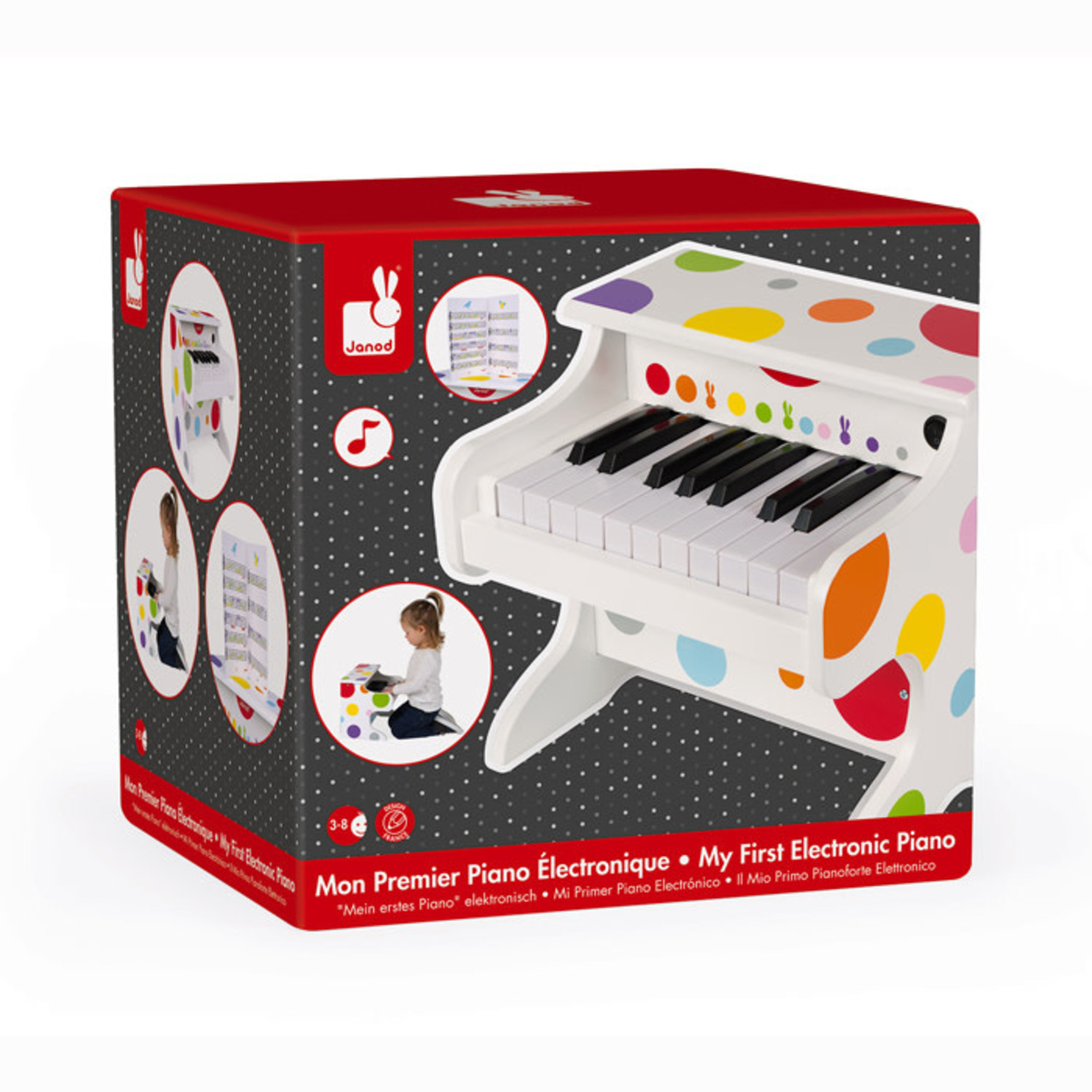 janod confetti wooden music table