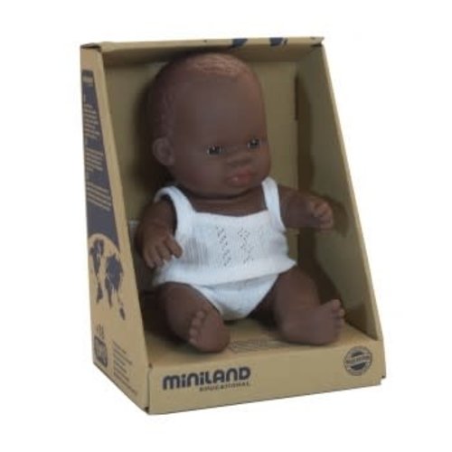 Miniland Miniland African Boy 21cm Miniland Miniland African Boy 21cm