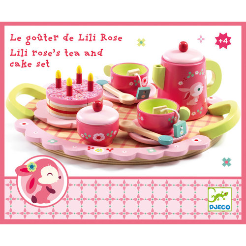 Djeco Djeco Lili Rose Tea Party Djeco Djeco Lili Rose Tea Party