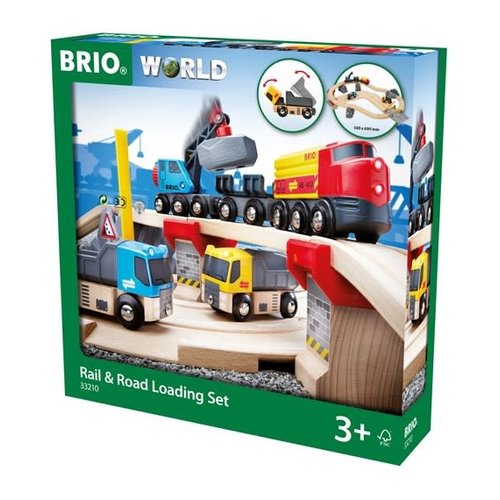 Brio Brio Wooden Rail and Road Loading Set Brio Brio Wooden Rail and Road Loading Set