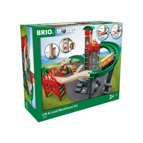Brio BRIO Lift and Load Warehouse Set Brio BRIO Lift and Load Warehouse Set