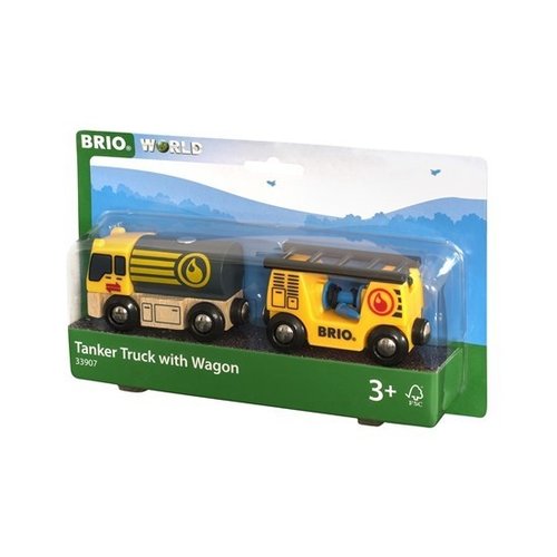 Brio Tanker Truck with Hose Wagon Brio Tanker Truck with Hose Wagon
