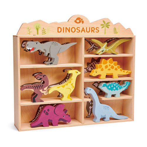 Tender Leaf Wooden Dinosaur Set Tender Leaf Wooden Dinosaur Set