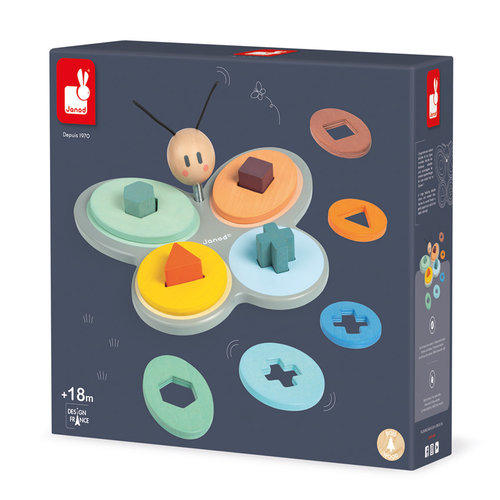 Janod Janod Cocoon Butterfly Shapes Janod Janod Cocoon Butterfly Shapes