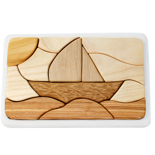 Mosaic Puzzle: Sailing Boat Mosaic Puzzle: Sailing Boat