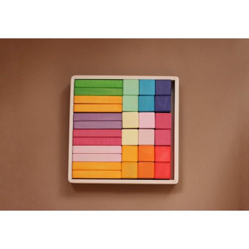 Skandico - Pastel Blocks & Bricks 18pce Skandico - Pastel Blocks & Bricks 18pce