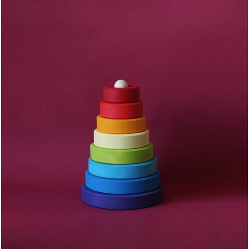 Cone Rainbow stacker - Violet Base Cone Rainbow stacker - Violet Base