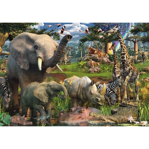 Ravensburger At the Waterhole Puzzle 18000 pieces Ravensburger At the Waterhole Puzzle 18000 pieces