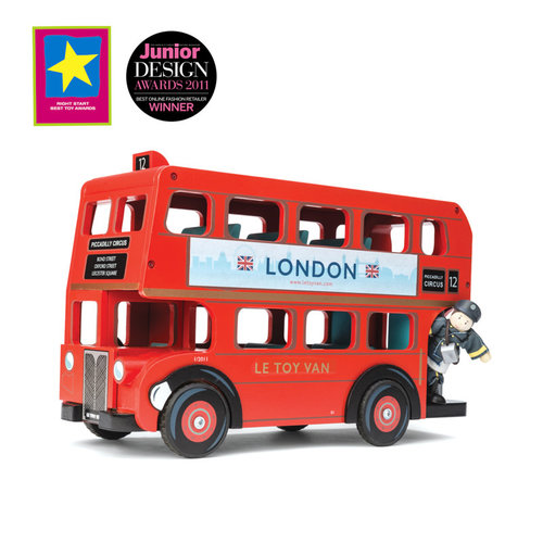 Le Toy Van Le Toy Van London Bus with Driver Le Toy Van Le Toy Van London Bus with Driver