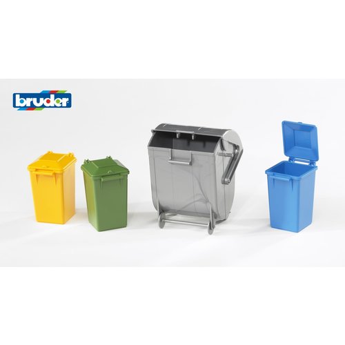 Bruder Garbage Can Set Bruder Garbage Can Set