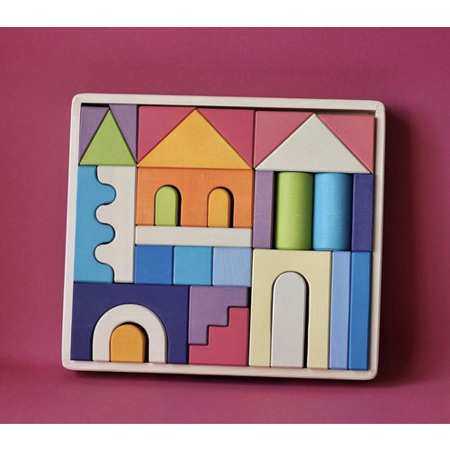 Skandico Unicorn House Block Set Skandico Unicorn House Block Set