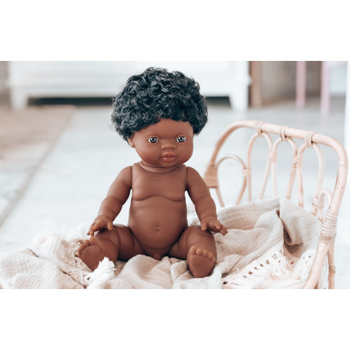 Paola Reina Gordis Dolls 34cm African Boy: Aren Paola Reina Gordis Dolls 34cm African Boy: Aren