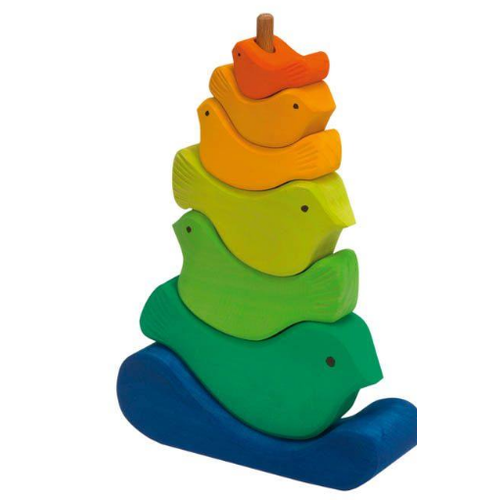 Gluckskafer Wooden Bird Stacker 7 pcs Gluckskafer Wooden Bird Stacker 7 pcs