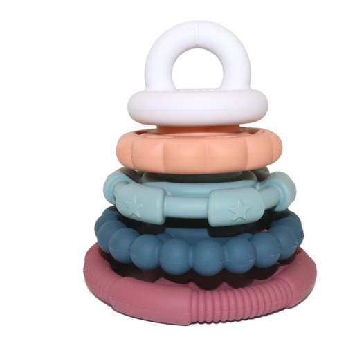 Rainbow Stacker and Teether Toy Earth