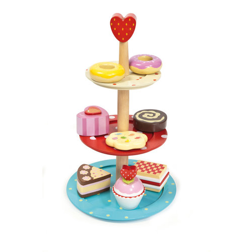 Le Toy Van Le Toy Van Honeybake Cake Stand Set Le Toy Van Le Toy Van Honeybake Cake Stand Set