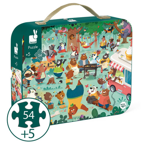 Janod 54 piece Bears Puzzle Janod 54 piece Bears Puzzle