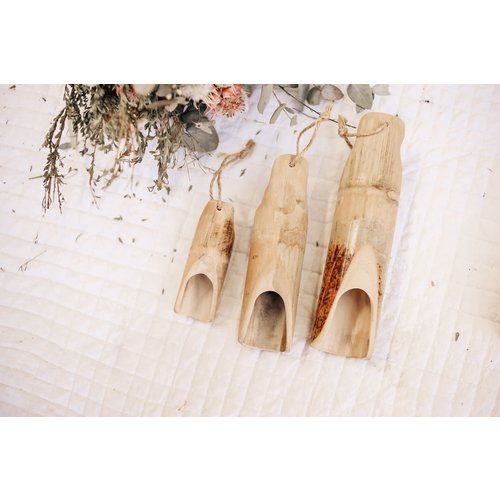 Bamboo Scoops set of 3 Bamboo Scoops set of 3