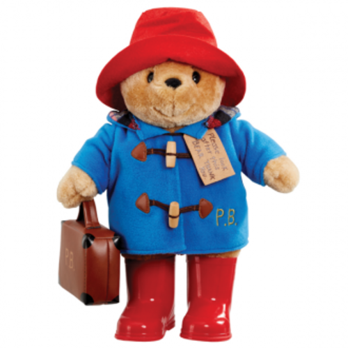 34cm Large Paddington With Boots Embroidered Coat & Suitcase 34cm Large Paddington With Boots Embroidered Coat & Suitcase