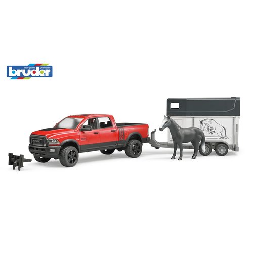 BR1:16 RAM 2500 Power Wagon with horse trailer and 1 horse BR1:16 RAM 2500 Power Wagon with horse trailer and 1 horse