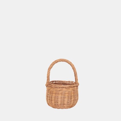 Olliella Olliella Rattan Berry Basket - Natural Olliella Olliella Rattan Berry Basket - Natural