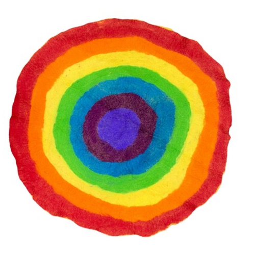 Felt Magical Rainbow Mat Felt Magical Rainbow Mat