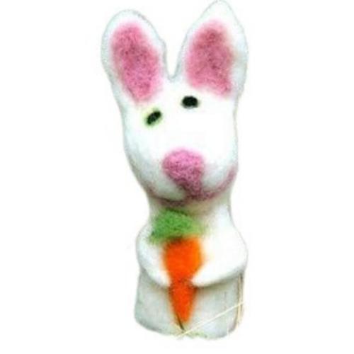 Felt Rabbit Finger Puppet Felt Rabbit Finger Puppet